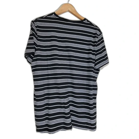 Lacoste Striped V-neck T-shirt - sz 6 - Picture 2 of 6